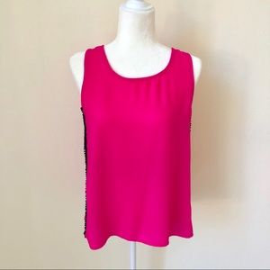 Stitch Fix Papermoon Pink Lace Sleeveless Blouse